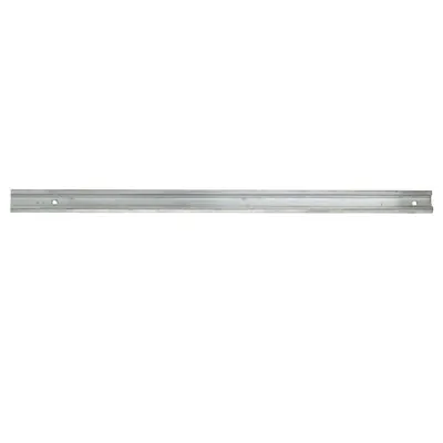 Rail aluminium naturel horizontal pour tige ou câble - Gris - 3 m - Câbles et cimaises