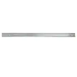 Rail aluminium naturel horizontal pour tige ou câble - Gris - 3 m - Câbles et cimaises