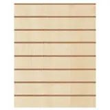 Panneau rainuré Érable, entraxe 15 cm - Ligne Memphis