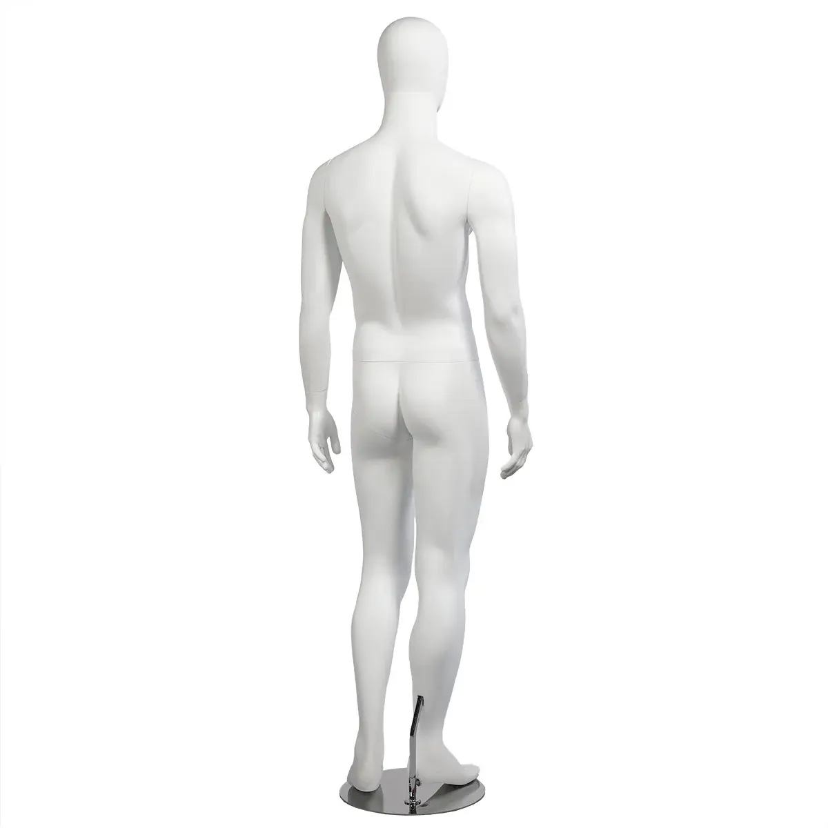 Mannequin homme, finition mate H 184 cm Fibre de verre - Blanc mat - Mannequins hommes-3