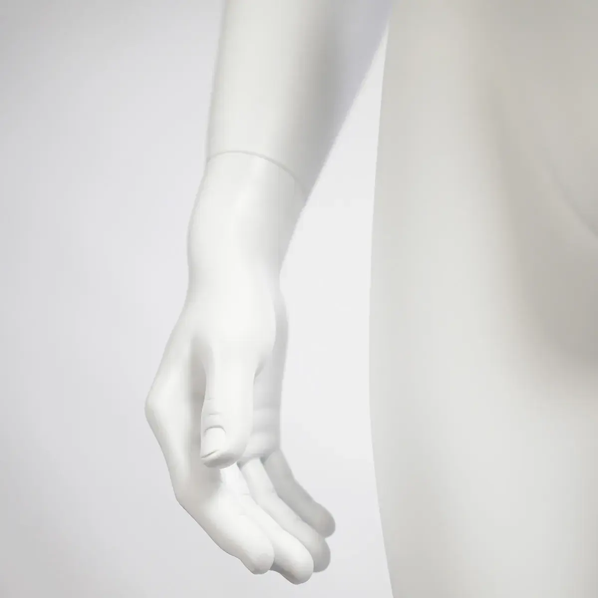 Mannequin homme, finition mate H 184 cm Fibre de verre - Blanc mat - Mannequins hommes-5