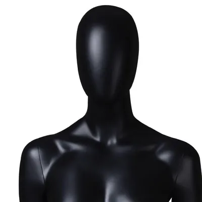 Mannequin femme, finition mate, bras le long du corps - Mannequins abstraits-2