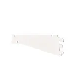 Console inclinable pour tablettes tôle pas de 25 mm - Ligne Store blanc pas de 25 mm