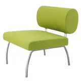 Siège d'accueil design retro vert anis Welcome 1 place 76 x 77 x 61 cm - Fauteuils et poufs