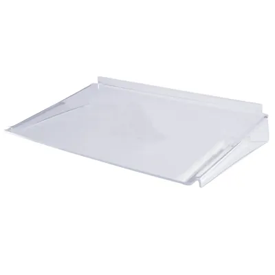 Tablette plexi transparente pour panneau rainuré 30 x 20 cm - Tablette droite - Tablettes pour panneaux rainurés