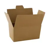 Ballotin chocolat carton kraft 1kg 20 x 10,5 x 8 cm - Ballotin chocolat vide - Lot de 25 - Ballotins chocolats vides