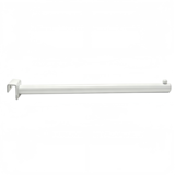 Bras droit blanc L 37 cm ø 20mm pour barre de charge - Bras pour barre de charge