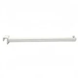 Bras droit blanc L 37 cm ø 20mm pour barre de charge - Bras pour barre de charge