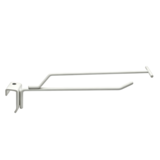 Broche simple pour barre de charge avec tige porte-étiquette 30 cm - Tige simple - Métal - Blanc - Lot de 10 - Broches pour barre de charge