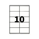 Étiquette adhésive blanche multi-usages 105 x 57 mm – Étiquette à imprimer – Boîte de 1000 - Étiquettes adhésives neutres
