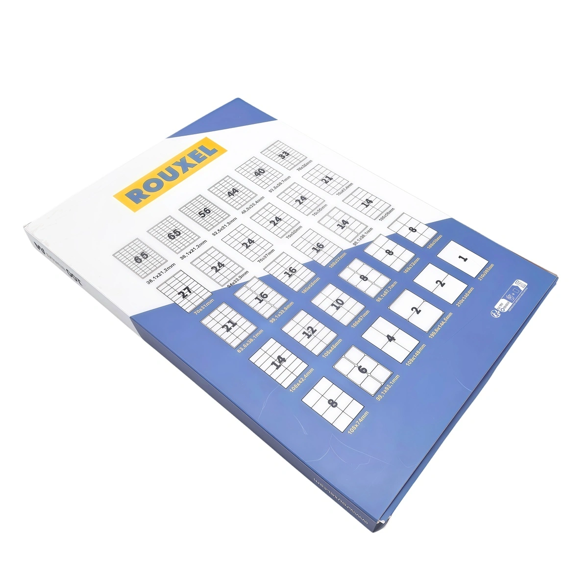 Étiquette adhésive blanche multi-usages 105 x 57 mm – Étiquette à imprimer – Boîte de 1000 - Étiquettes adhésives neutres-3