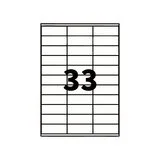 Étiquette adhésive blanche multi-usages 70 x 25 mm – Étiquette à imprimer – Boîte de 3300 - Étiquettes adhésives neutres