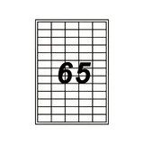 Étiquette adhésive blanche multi-usages 38,1 x 21,2 mm – Étiquette à imprimer – Boîte de 6500 - Étiquettes adhésives neutres