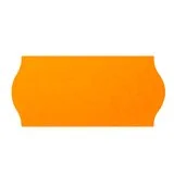 Étiquette orange fluo 26 x 12 mm adhésive pour étiqueteuse - 10 rouleaux de 1500 - Étiquettes pour étiqueteuses
