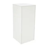 Podium colonne bois blanc 40 x 40 x 90 cm - Podium cube - Podium de présentation magasin - Podiums de présentation, Présentoirs 3 niveaux