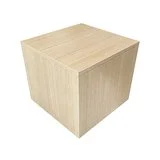 Podium colonne chêne 50 x 50 x 40 cm - Podium cube - Podium de présentation magasin - Podiums de présentation, Présentoirs 3 niveaux