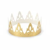 Couronne des rois or brillant, carton couché Ø 52 x 6 cm - Paquet de 100 - Papiers pâtissier, Papiers cuisson