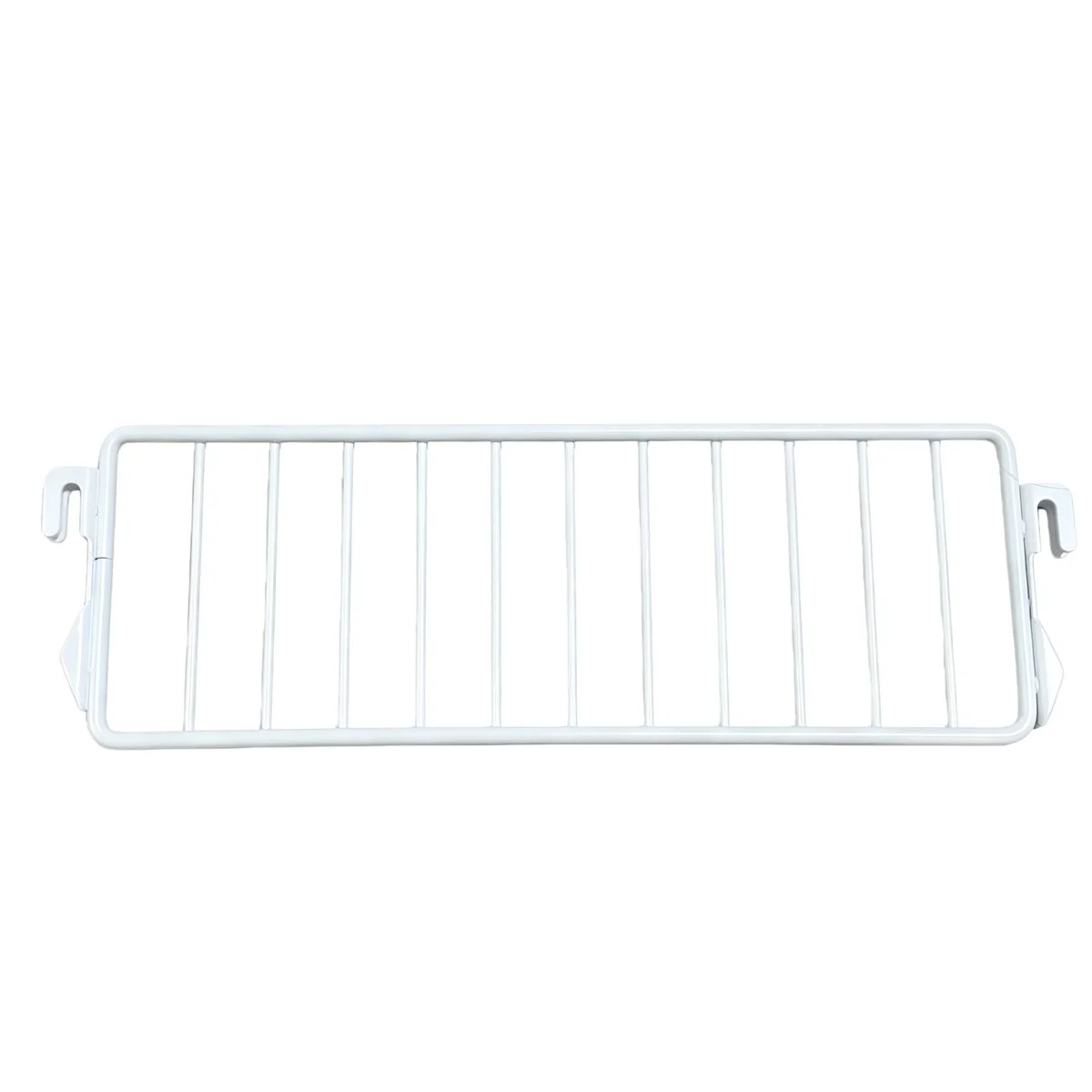 Séparateur grille pour tablette métallique 30 x 9,5 cm - Séparateur rayonnage - Diviseur grille - Blanc - Ligne Store blanc pas de 25 mm