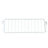Séparateur grille pour tablette métallique 30 x 9,5 cm - Séparateur rayonnage - Diviseur grille - Blanc
