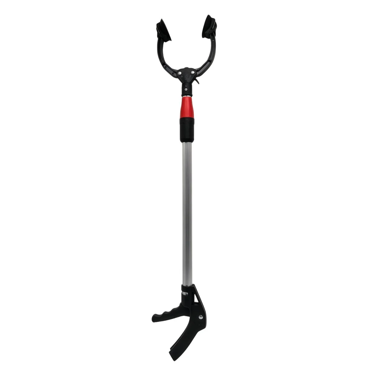 Pince à déchet télescopique 75 à 110 cm – Pince de préhension à gâchette - Gris / Noir - Balais et pelles-3