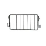 Séparateur grille pour tablette métallique 20 x 9,5 cm - Séparateur rayonnage - Diviseur grille - Gris - Ligne Store blanc pas de 50 mm