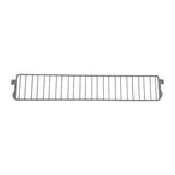 Séparateur grille pour tablette métallique 57 x 9,5 cm - Séparateur rayonnage - Diviseur grille - Gris - Ligne Store gris métallisé pas de 50 mm