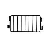 Séparateur grille pour tablette métallique 20 x 9,5 cm - Séparateur rayonnage - Diviseur grille - Noir - Ligne Store noir pas de 25 mm