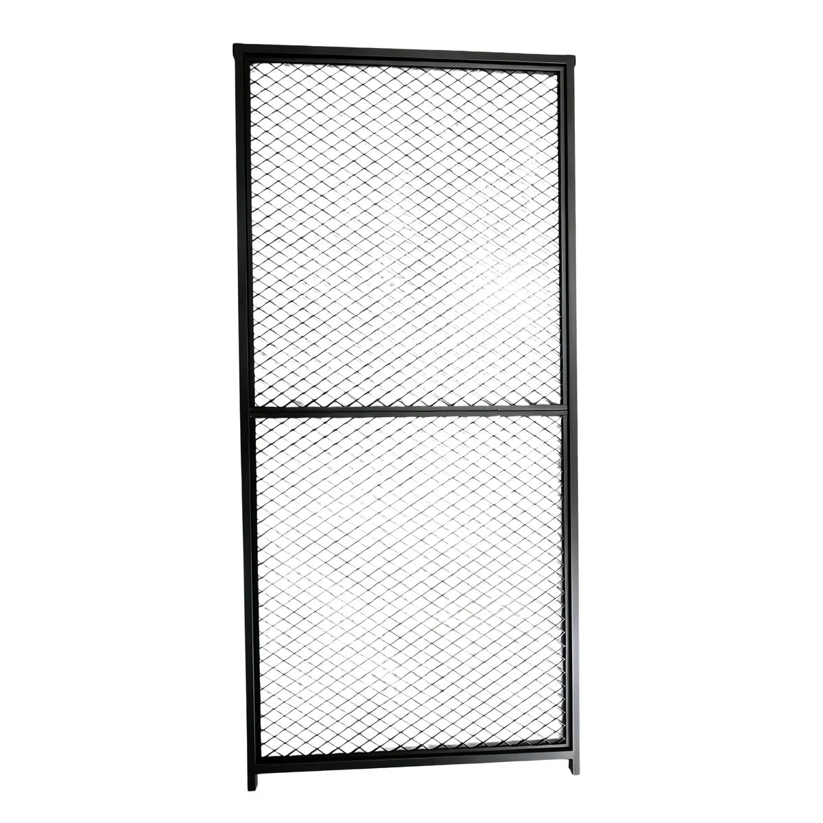 Fond mesh pour gondole 100 x 221 cm – Fond métal Store pour rayonnage magasin – Noir sablé - Ligne Store noir Sablé pas de 25 mm