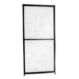Fond mesh pour gondole 100 x 221 cm – Fond métal Store pour rayonnage magasin – Noir sablé - Ligne Square 25 noir