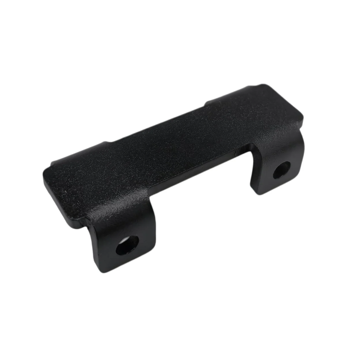 Fixation pour fond mesh pour gondole 6 x 3 cm – Noir sablé - Lot de 2 - Ligne Store noir Sablé pas de 25 mm