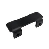 Fixation pour fond mesh pour gondole 6 x 3 cm – Noir sablé - Lot de 2 - Ligne Square 25 noir