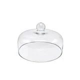Cloche en verre Ø 18 x H 14,5 cm – Cloche à gâteau transparente