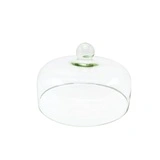 Cloche en verre Ø 23 x H 16 cm – Cloche à gâteau transparente