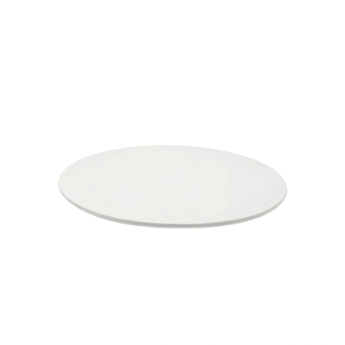 Plat de présentation sur pied céramique Ø 25 cm - Présentoir à gâteau - Blanc - Cloches à gâteaux, Présentoirs gâteaux