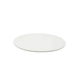Plat de présentation sur pied céramique Ø 25 cm - Présentoir à gâteau - Blanc