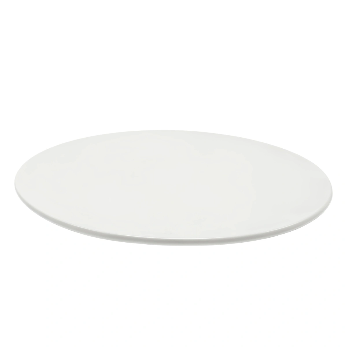 Plat de présentation sur pied céramique Ø 30,4 cm - Présentoir à gâteau - Blanc - Cloches à gâteaux, Présentoirs gâteaux