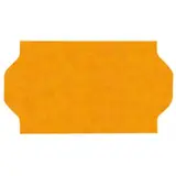 Étiquette orange fluo 26 x 16 mm adhésive pour étiqueteuse - 10 rouleaux de 1200