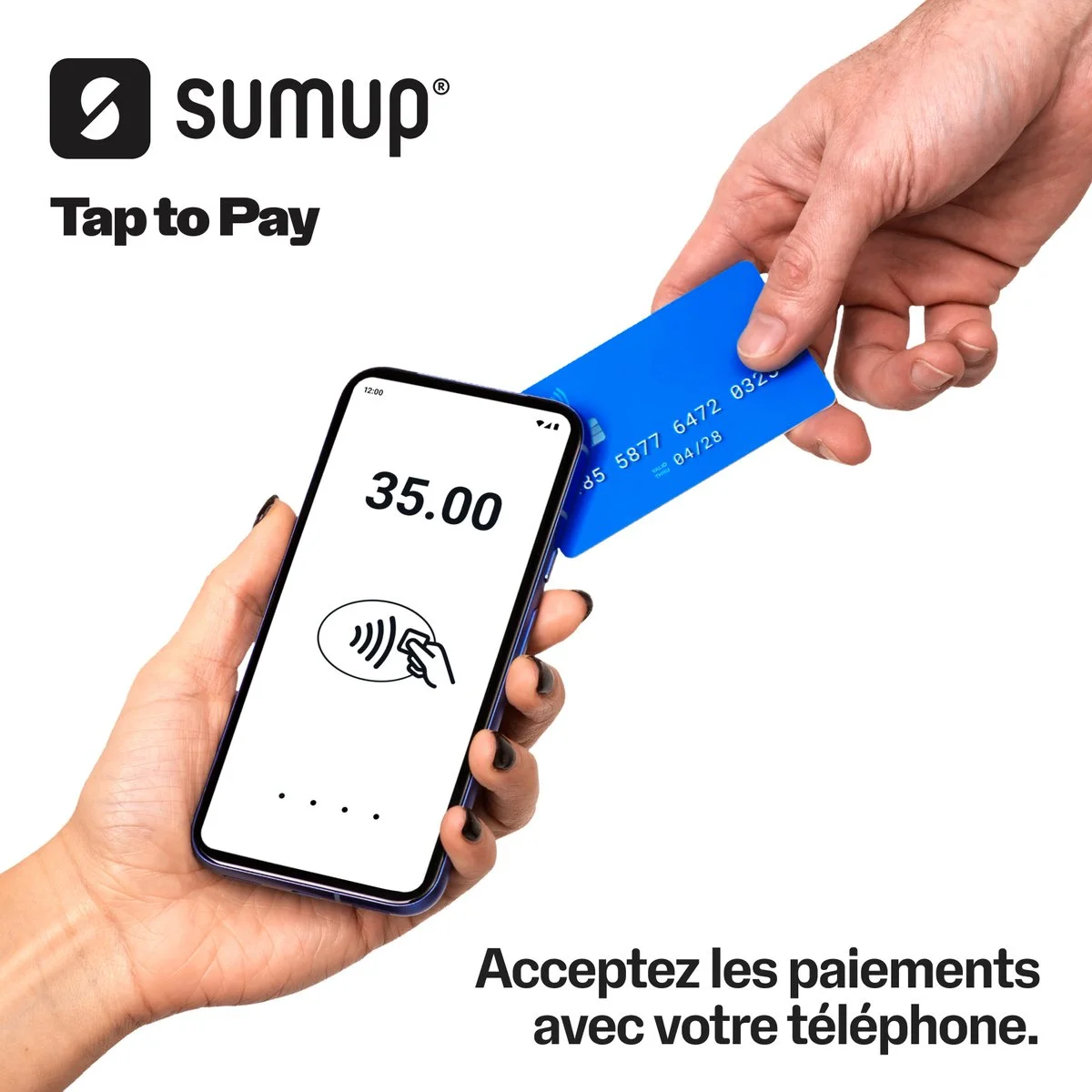Kit d'activation SumUp Tap to Pay – Paiement par carte sans contact sur smartphone Android et iPhone, sans terminal - Encaissement mobile-3