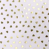 Papier de soie blanc cœurs or 17 g/m² 50 x 70 cm – Papier mousseline cadeau – Rame de 120 feuilles - Papiers cadeaux, Films fleuristes et Papiers de soie St Valentin