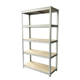 Étagère de stockage 5 niveaux modulable 90 x 40 x 180 cm – Rayonnage galvanisé sans vis 875 kg - Caissons de bureau, Armoires de bureau