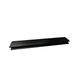 Lamelle fond rainuré Square noir L 60 x H 10 cm – Fond rainuré noir pour agencement de boutique