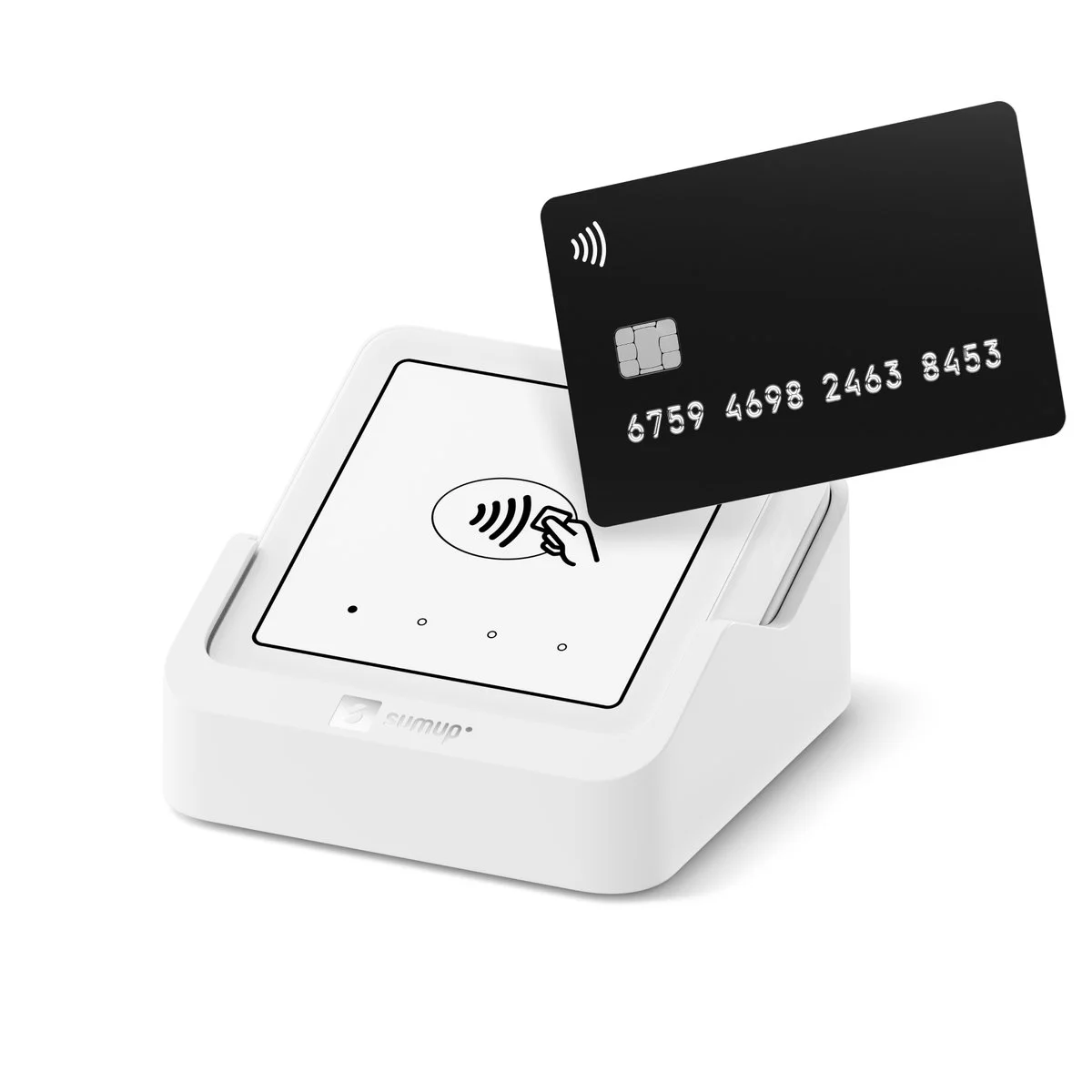 Terminal de paiement SumUp Solo avec station de recharge – TPE mobile autonome 4G et wifi - Encaissement mobile