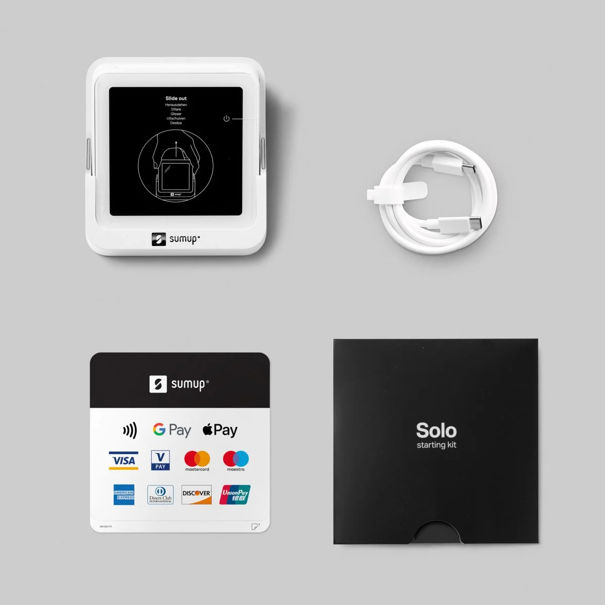 Terminal de paiement SumUp Solo avec station de recharge – TPE mobile autonome 4G et wifi - Encaissement mobile-5