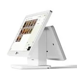 Caisse enregistreuse SumUp double écran tactile – Caisse tout-en-un blanche avec écran client pour commerce et restauration - Caisses enregistreuses