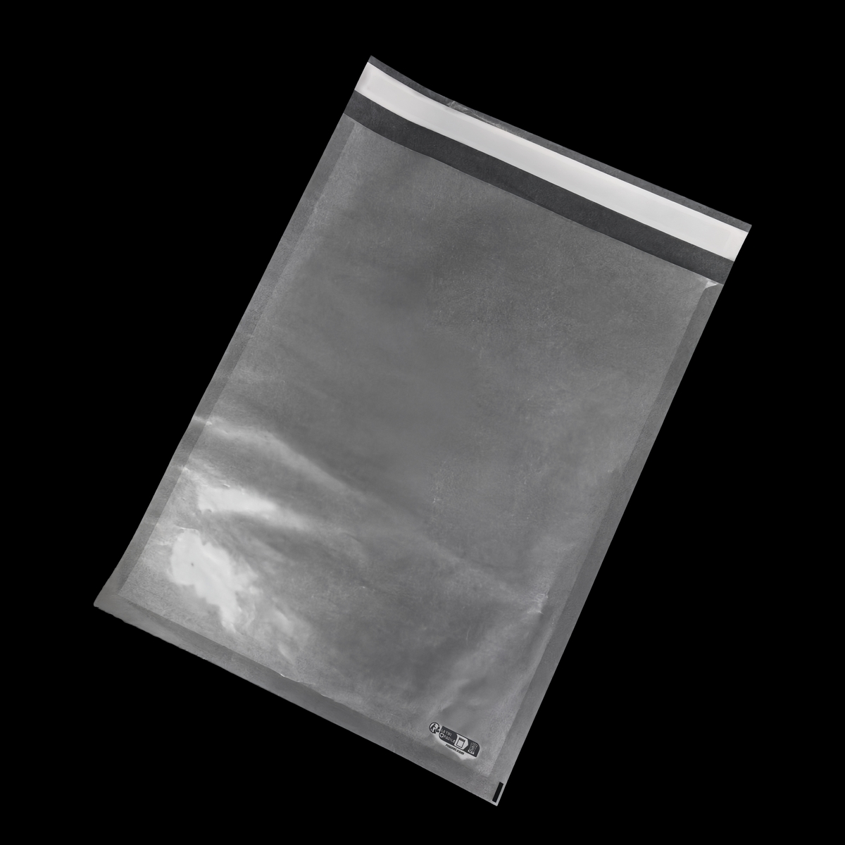 Sachet papier glassine blanc à rabat adhésif 23 x 31 cm 35 g/m² – Pochette papier translucide format A4 – Lot de 100 - Sacs rabats adhésifs