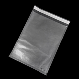 Sachet papier glassine blanc à rabat adhésif 23 x 31 cm 35 g/m² – Pochette papier translucide format A4 – Lot de 100 - Sacs rabats adhésifs