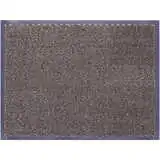 Tapis d'entrée Lisa 60 x 80 cm taupe ép. 5 mm – Tapis anti-poussière absorbant, lavable en machine - Tapis