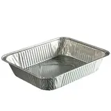 Barquette aluminium 3600 ml 32,2 x 26,2 x 6 cm - Plat aluminium - Moule aluminium - Lot de 100 - Moules jetables, Caissettes papier