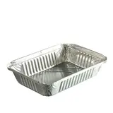 Barquette aluminium 910 ml 21,8 x 15,5 x 3,8 cm - Plat aluminium - Moule aluminium - Lot de 100 - Moules jetables, Caissettes papier