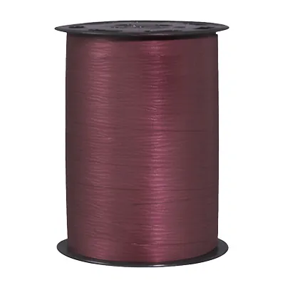 Bolduc mat bordeaux 10 mm x 250 m polypropylène – Ruban cadeau rouge bordeaux pour emballages chics - Bolducs unis